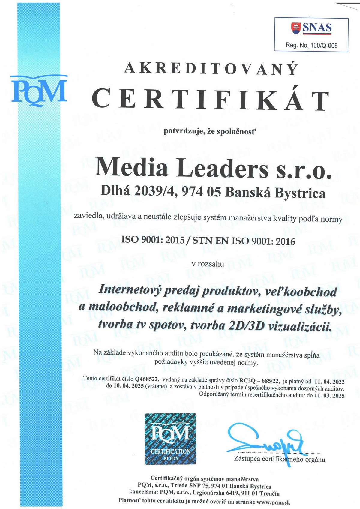 iso certificate 9001:2008