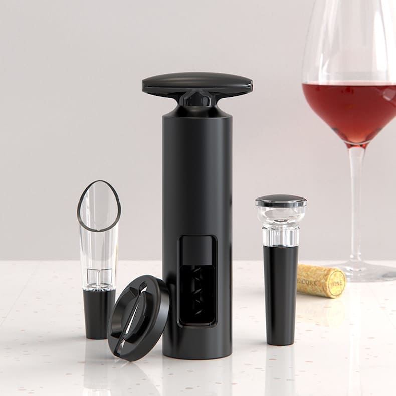 wine bottle opener gift set kit pourer