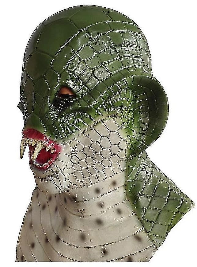 snake head and face mask silicone latex