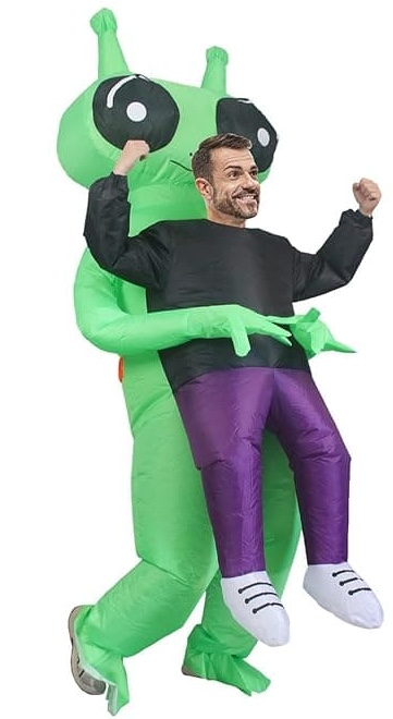 inflatable alien costume - green alien ufo suit