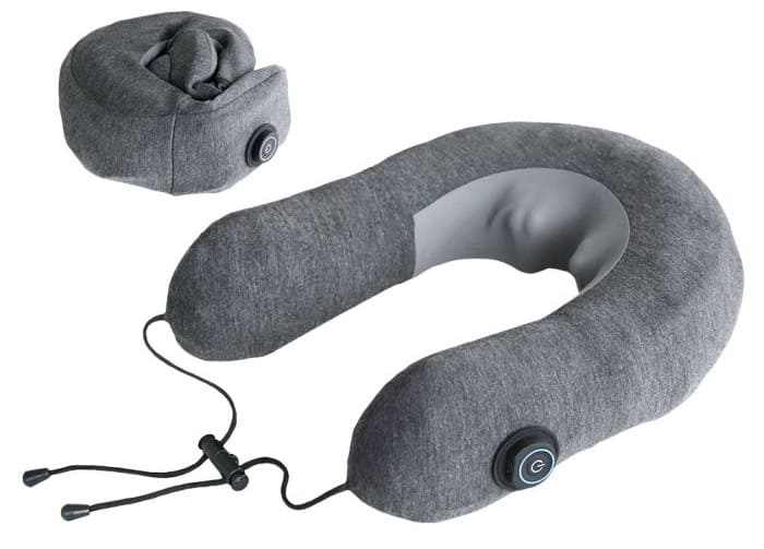 Travel pillow inflatable neck massager 2v1 Massage Sleep Cool Mania