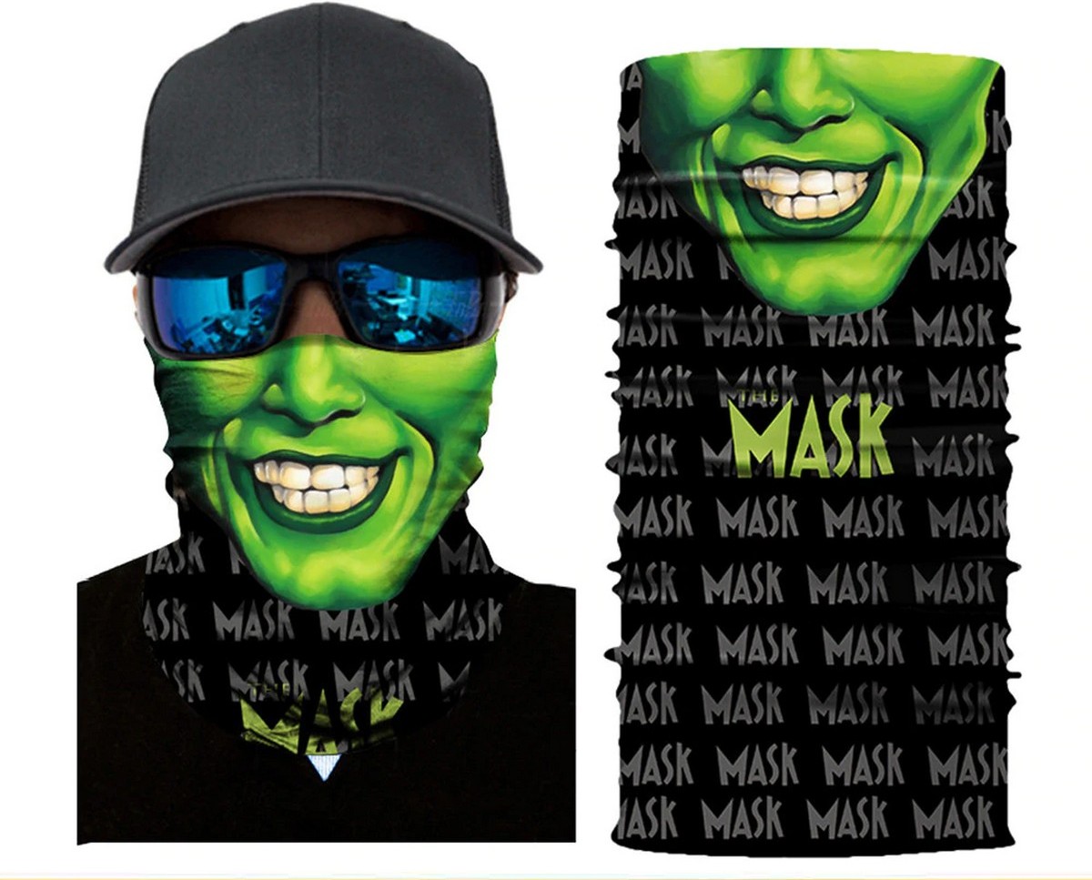 Face bandana green MASK | Cool Mania