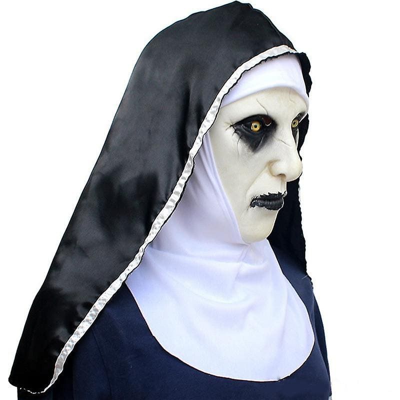 Scary horror nun - Halloween mask for (children) or adults