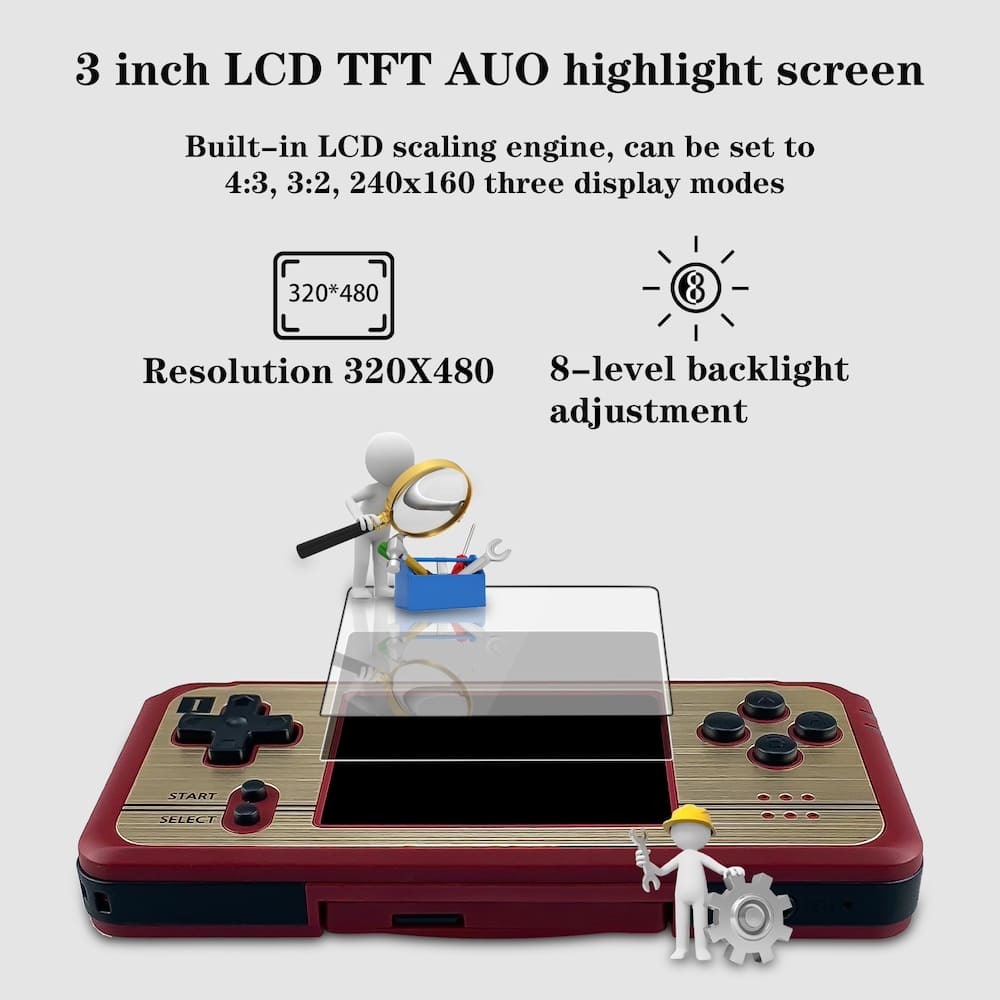 Hand-held game console for children or adults