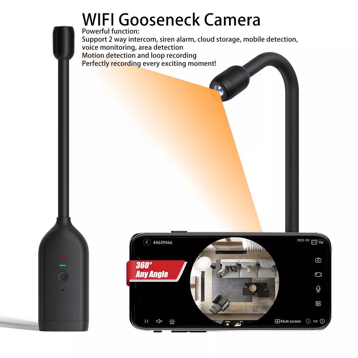 Panoramic WIFI 1080P HD camera