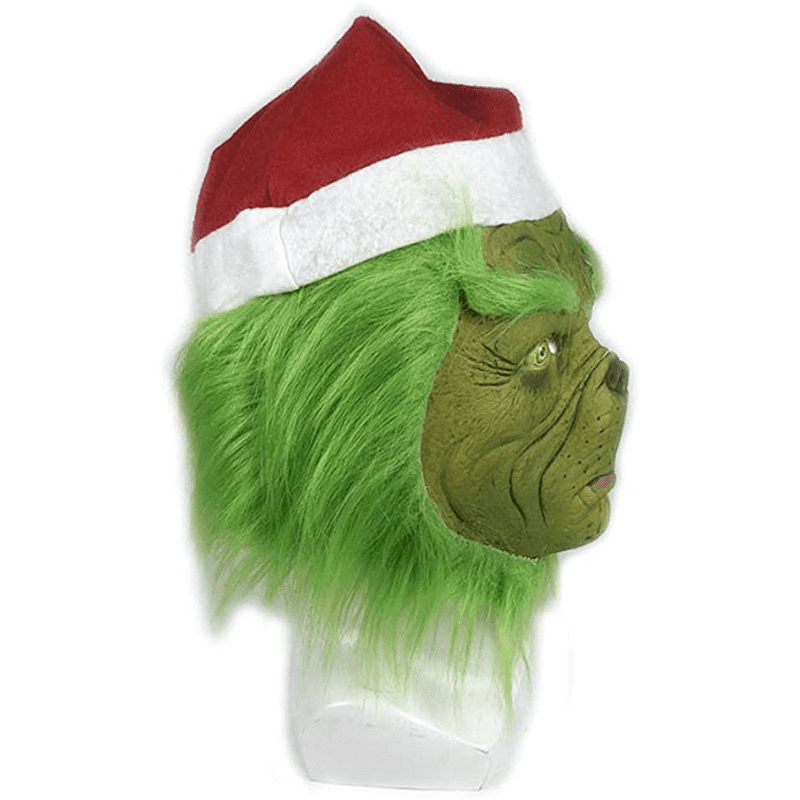 make your own grinch mask