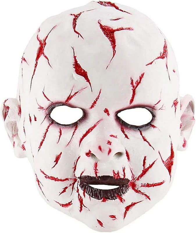 scary face horror latex head mask