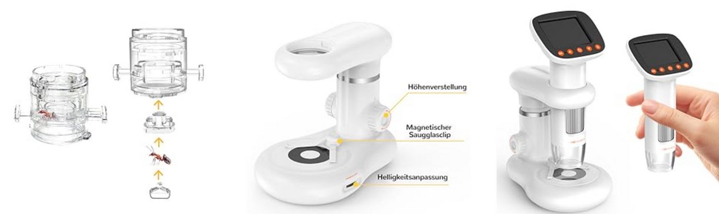 kids micsoscope content of package