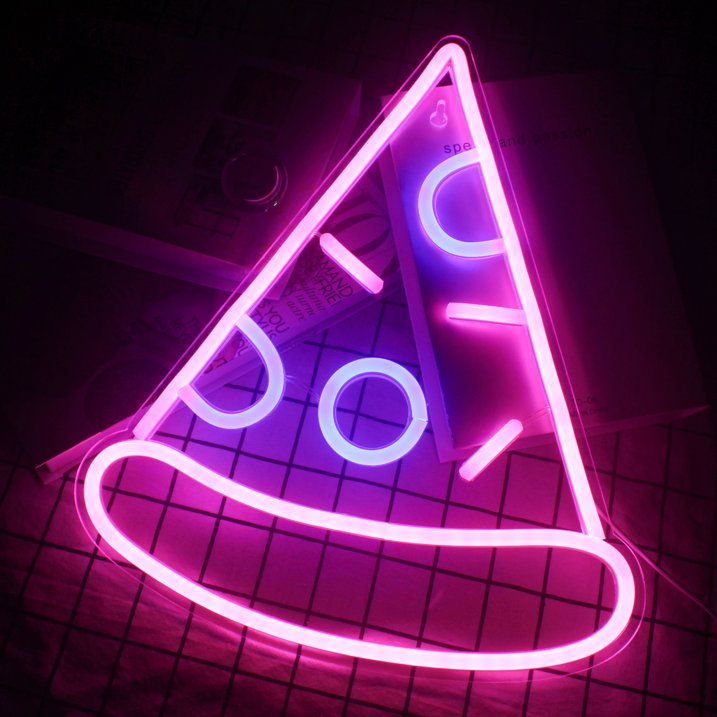 pizza - LED neon sign logo