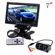 Wifi Reversing camera with 15 IR LEDs + LCD monitor 7"