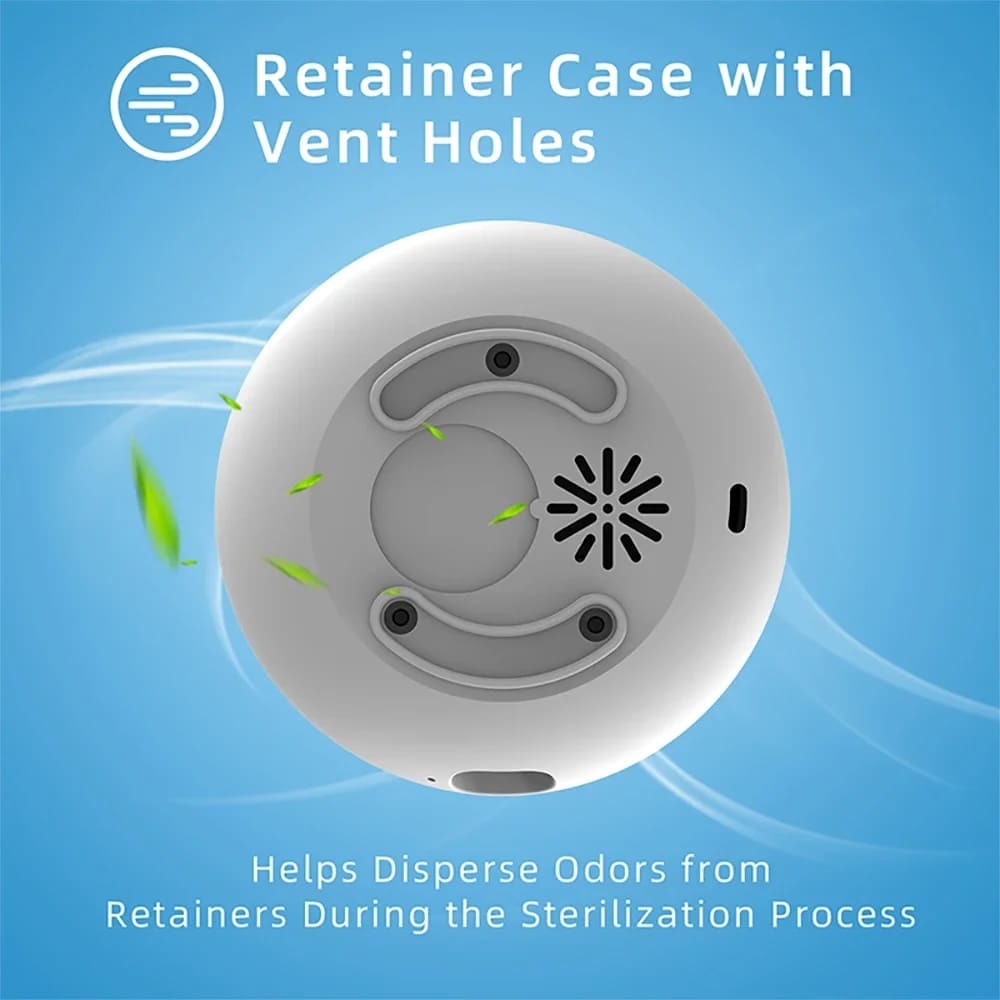 Portable dental disinfectant sterilizer ultrasonic retainer cleaner