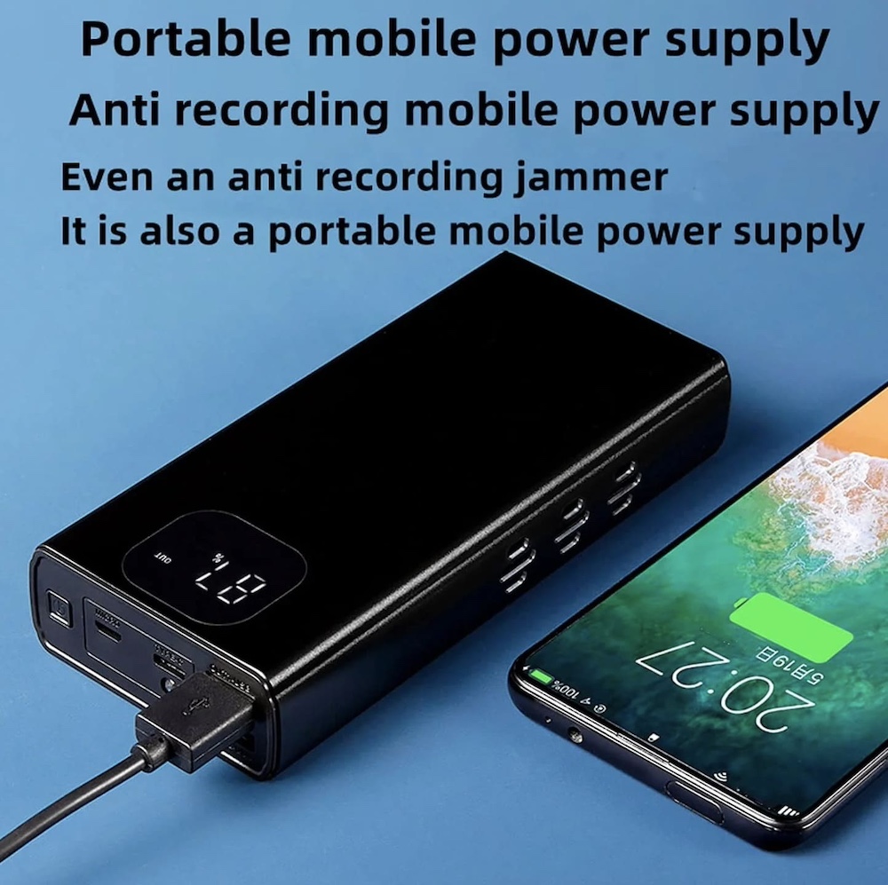 portable audio white noise generator - audio voice recorder jammer blocker