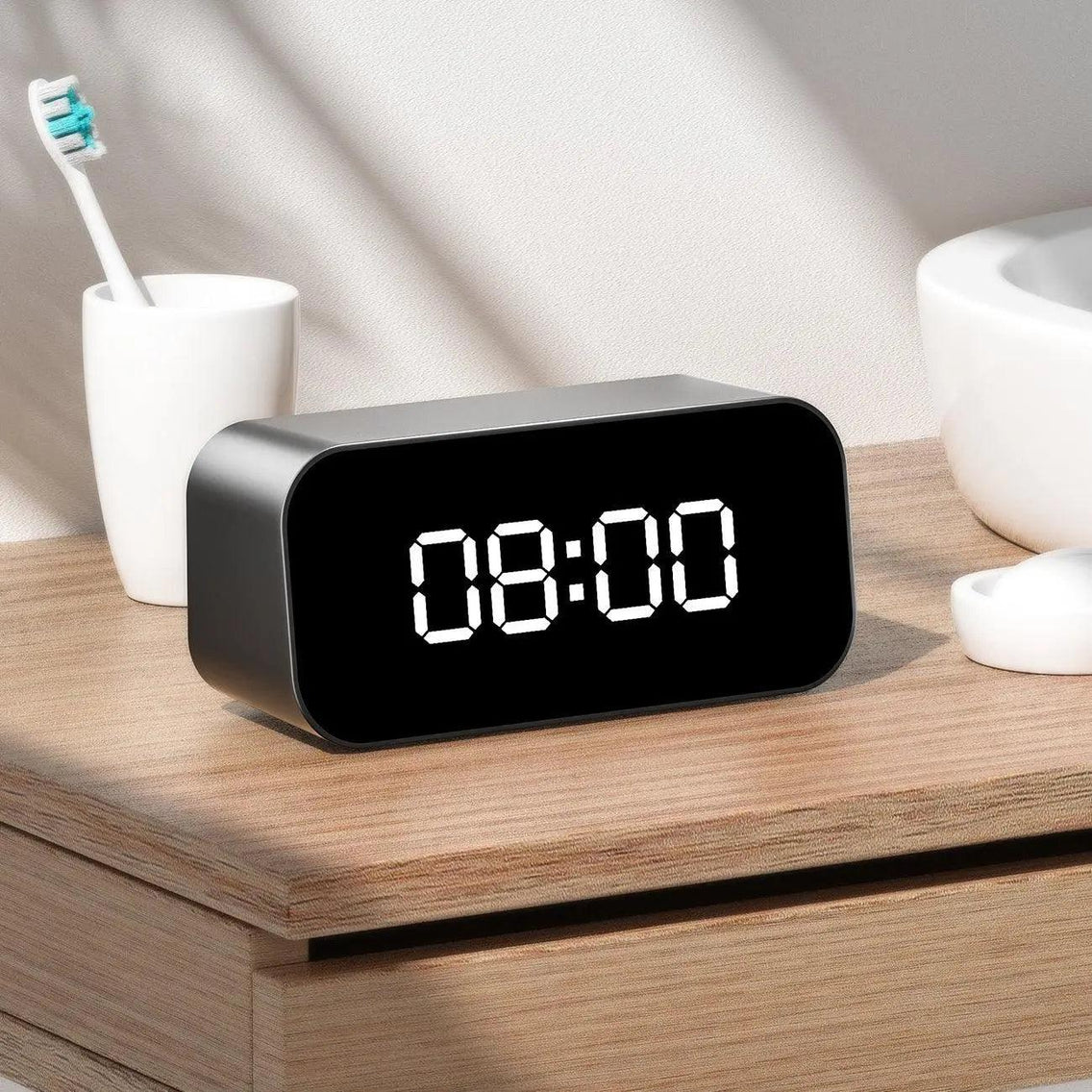 4k camera in digital alarm clock hidden spy cam